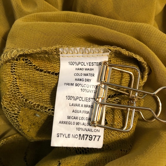 Monoreno sheer layered short sleeve tunic S - Picture 6 of 6